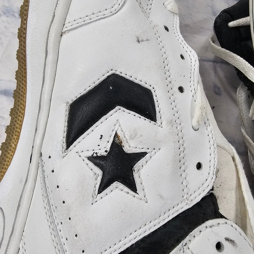 Converse x Mos Def Weapon MDF Brooklyn Mens 15 White Black Crown Sneaker VTG - Picture 9 of 15
